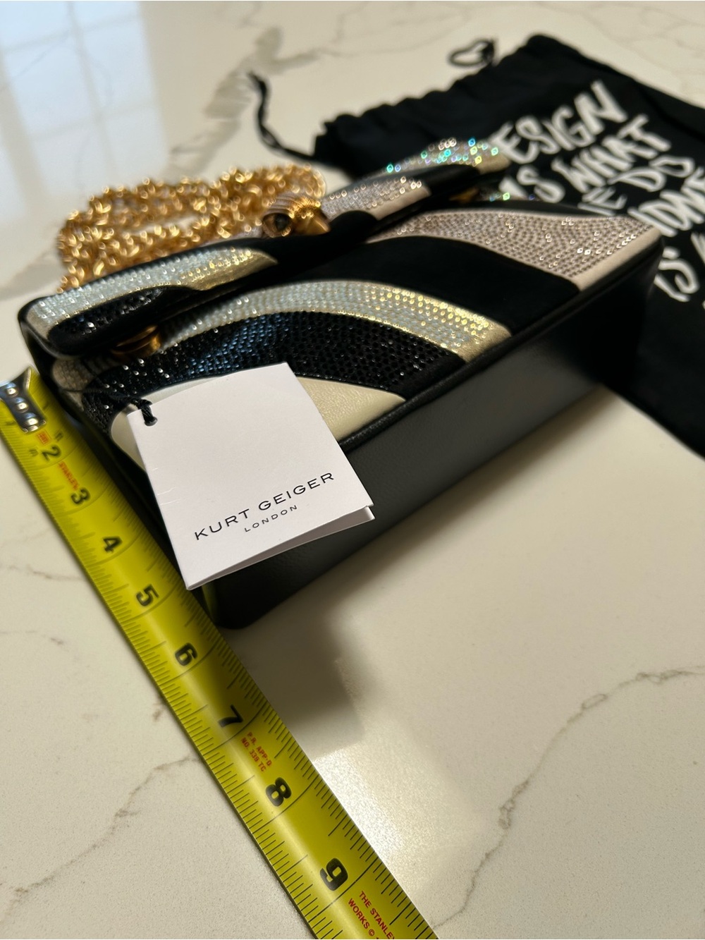 Kurt Geiger Mini Kinsington Wave Bag - Picture 9 of 9